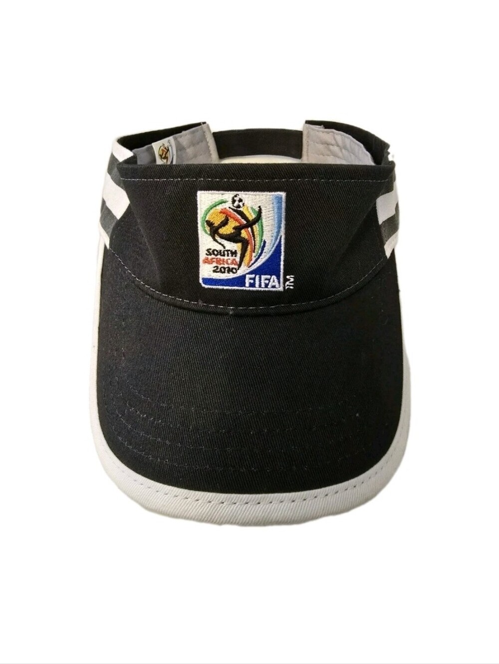 FIFA South Africa 2010 Black and White Sun Visor Adjustable Size OS